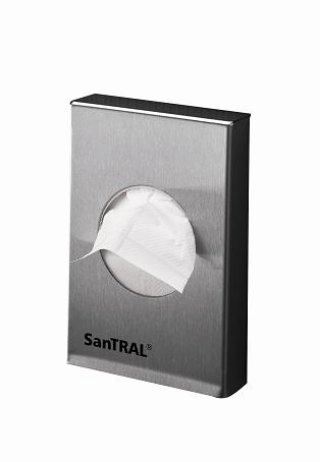 Santral RVS dameshygiene plastic zakjes dispenser, RVS
