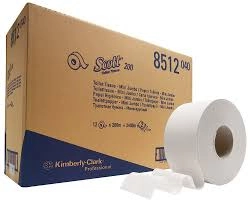 Kimberly Clark Scott 2 laags mini jumborol toiletrol 12 x 526 vel