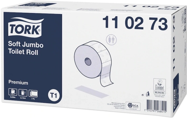 Tork toiletpapier Jumbo premium soft, 2-laags 1800 vel
