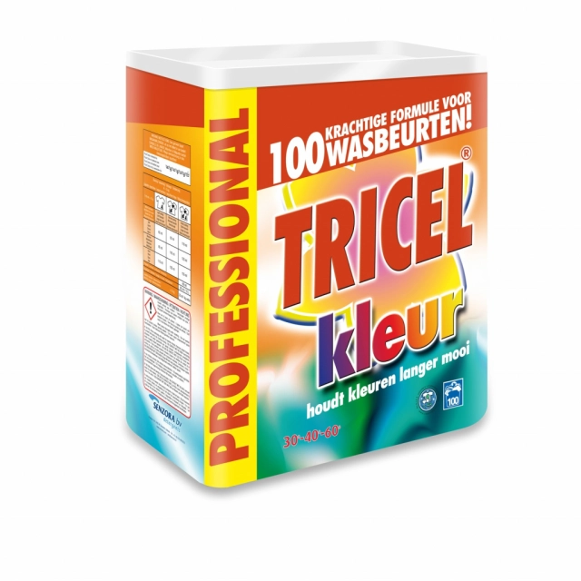 Tricel Professional Color waspoeder zonder bleek 7,5 kilogram