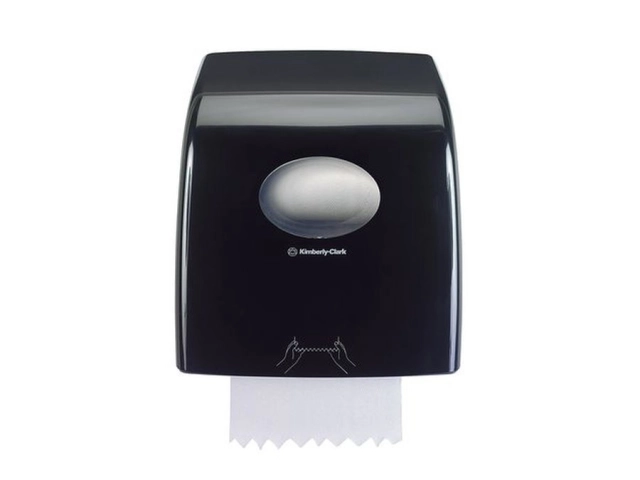 Kimberly Clark Aquarius handdoekrol dispenser Slimroll zwart