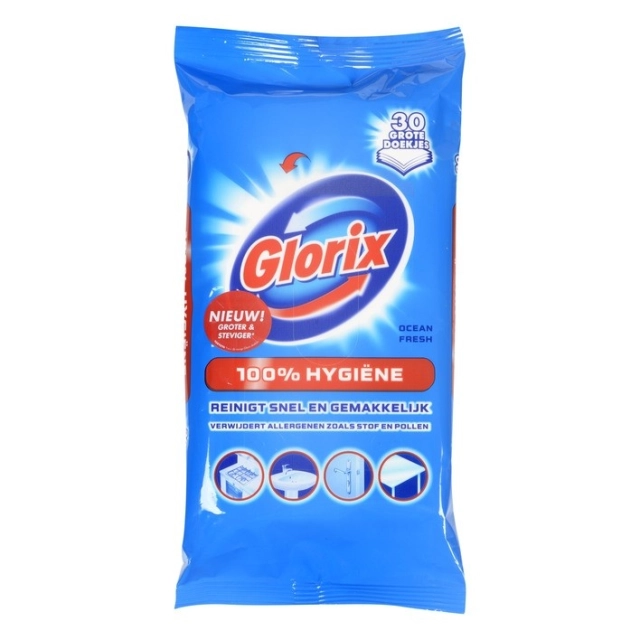 Glorix Hygienische doekjes, 30 stuks
