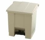 Rubbermaid pedaalemmer basic, 45 liter beige
