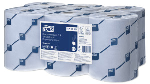 Tork 471115 Advanced Handdoekrol voor Elektronische dispenser 24,7cm Blauw 6 x 143 meter