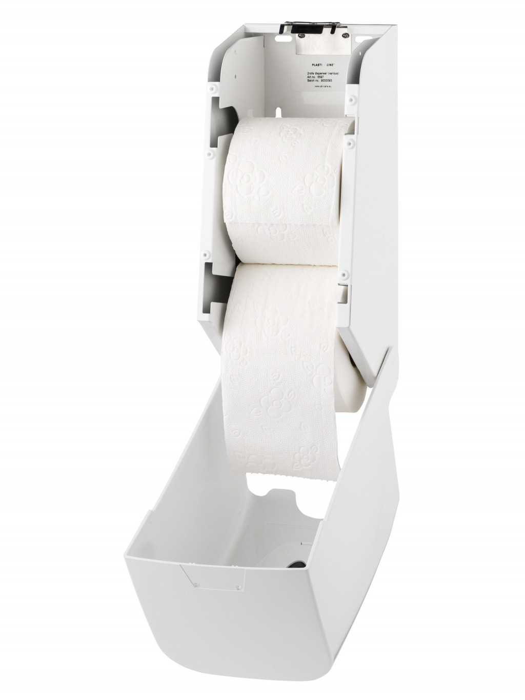 123toilet Toiletroldispenser voor 2 rollen, foto 2 van 2