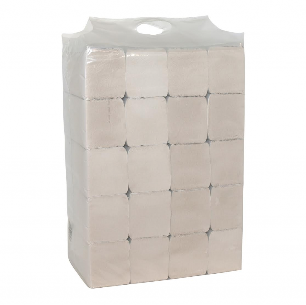 123toilet vouwhanddoekjes ZZ-vouw 2 laags cel (Tork H3, Satino + Kimberly-Clark), 24x21 cm, foto 2 van 2