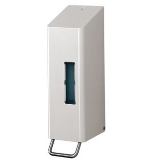 Santral RVS zeepdispensers 600 ml, Wit Zeep
