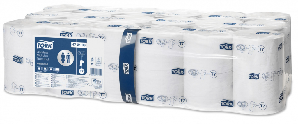 Tork 472630 (472199) Advanced (T7) Toiletrol Kokerloos Midi 24 x 830 vel