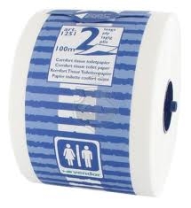123toilet toilet-doppenrol Europroducts + Vendor + Katrin, 2-laags, 100 meter, foto 2 van 2