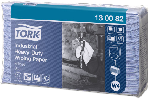 Tork 130082 Industriele 3 laags poetsdoeken Heavy-Duty 5 x 100 doeken, foto 2 van 2