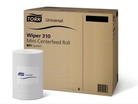 Tork 120123 Basic 1 laags poetsrol Mini 11 x 120 meter, foto 2 van 2