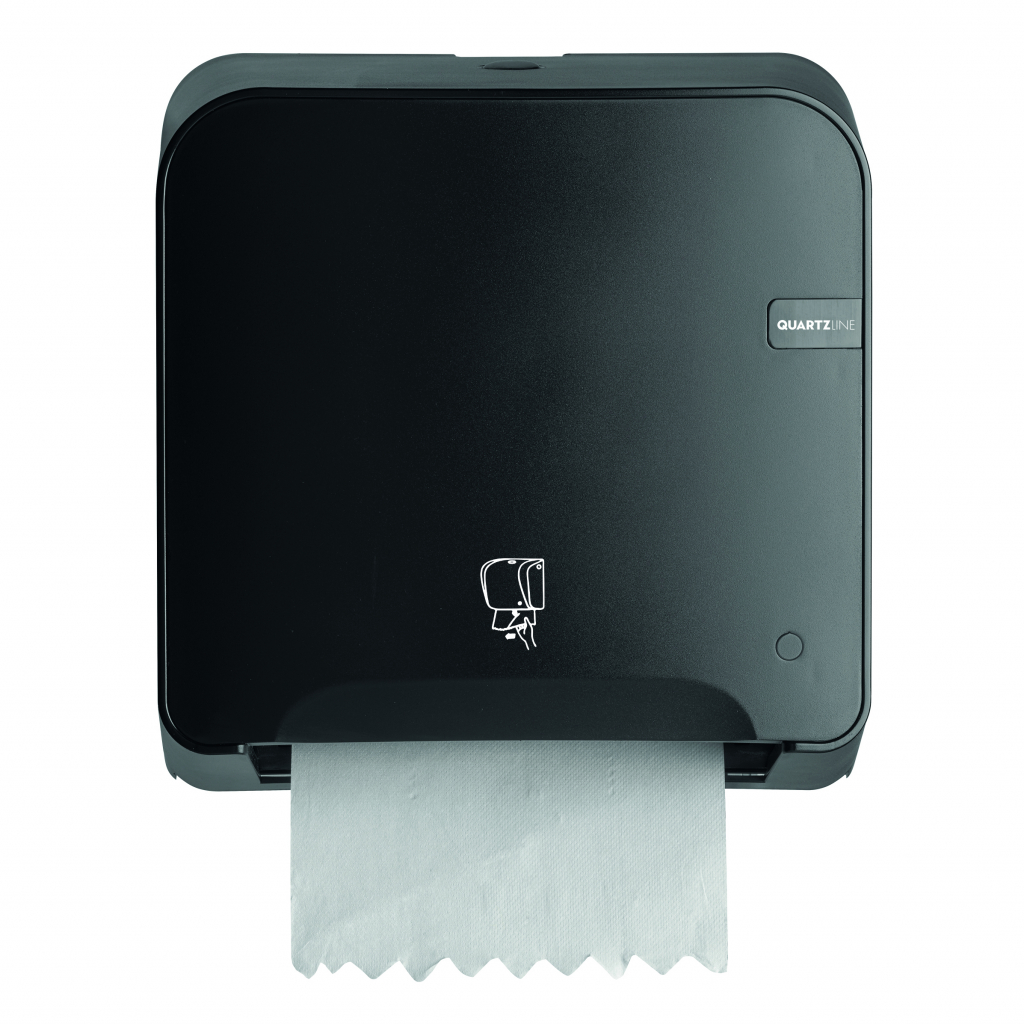 123toilet Quartz Mini Matic Tear & GO Zwart