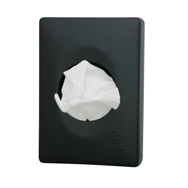 Dameshygiene zakjesdispenser, plastic zakjes, zwart