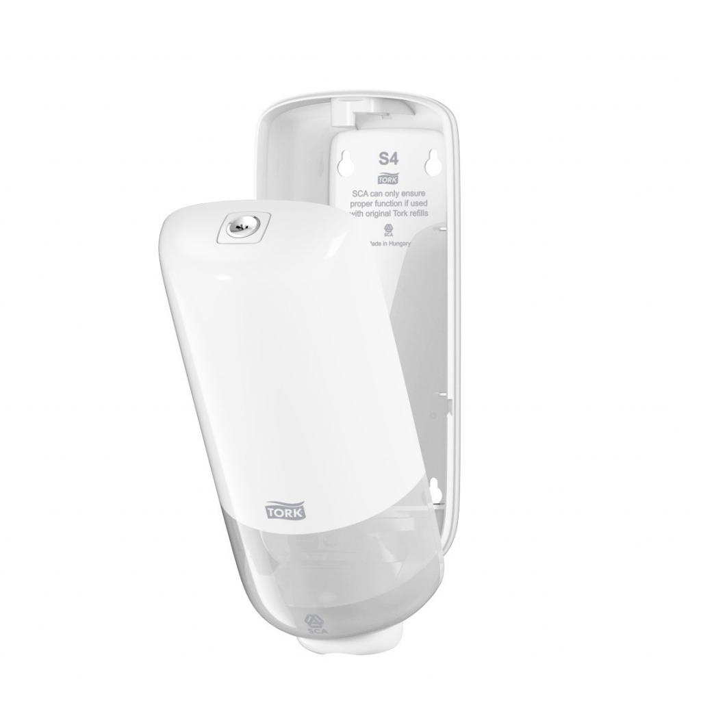 Tork 561500 schuimzeep dispenser S4 wit, foto 2 van 2