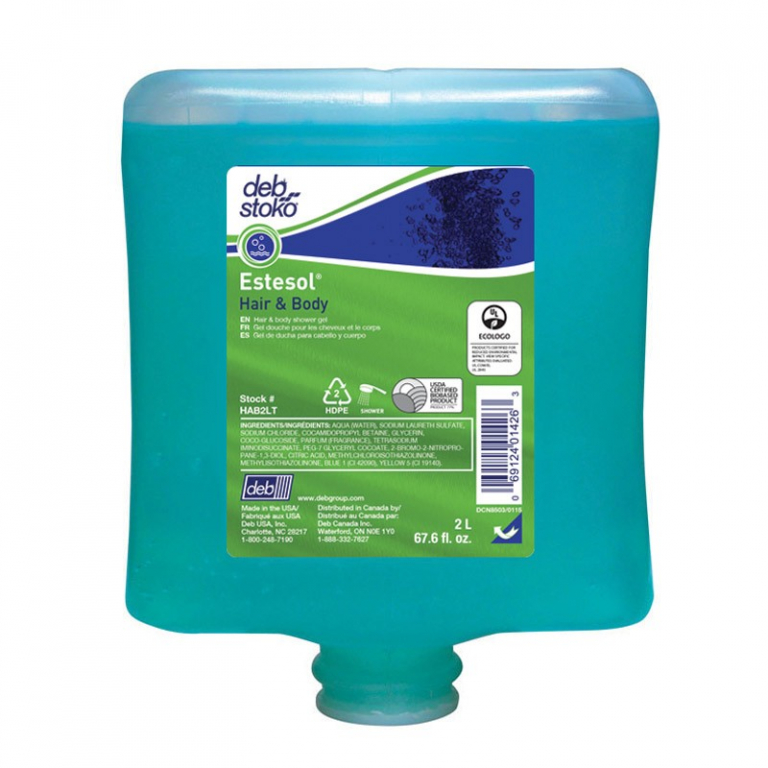 DEB Estesol hair & body 4 x 2 liter