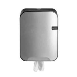 COMBIDEAL! 123toilet Quartz Zilver Poetsroldispenser + Poetsrollen, foto 2 van 2