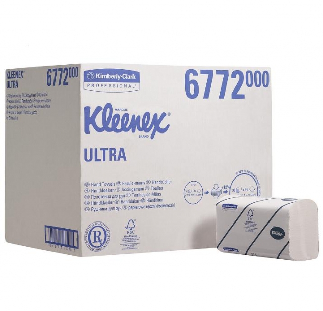 Kimberly Clark Kleenex vouwhanddoeken Airflex, intervouw 2-laags, 2820 vel, foto 2 van 2