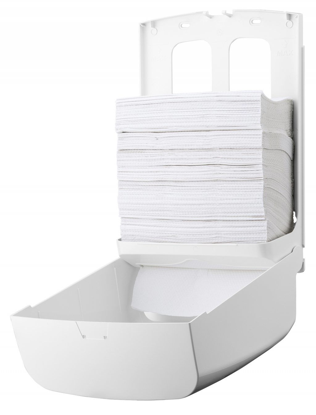 123toilet vouwhanddoekdispenser ZZ en C Midi kunststof wit, foto 2 van 2