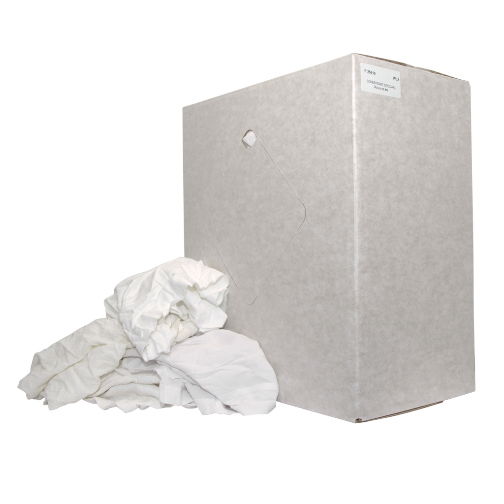 Poetsdoeken - witte geweven poetslappen