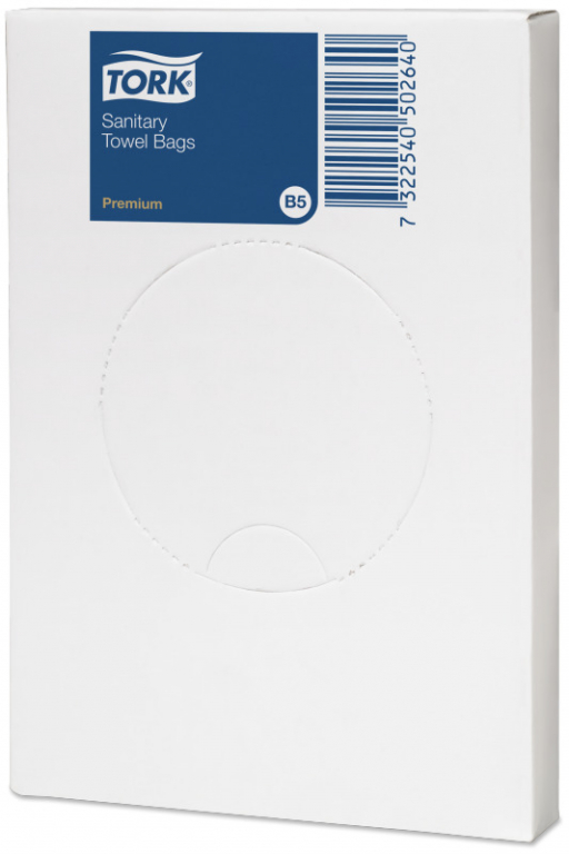 Tork 204041 Premium Sanitary Towel Bags 48 x 25 stuks, foto 2 van 2